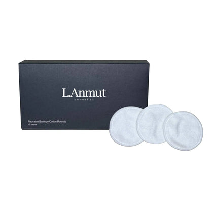 Reusable Bamboo Cotton Rounds - L.Anmut Cosmetics